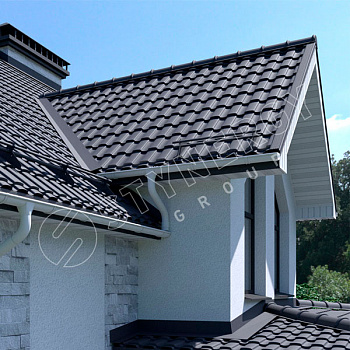 Металлочерепица Stynergy Stella Rooftop бархат 0,5 RAL 6005