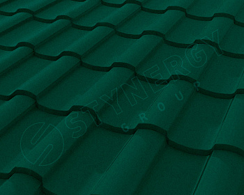 Металлочерепица Stynergy Stella Rooftop бархат 0,5 RAL 6005
