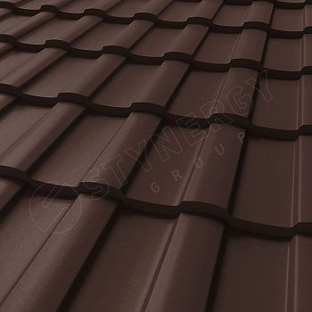 Металлочерепица Stynergy Stella Rooftop бархат 0,5 RAL 8017