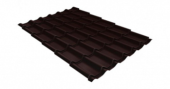 Металлочерепица Grandline Classic Rooftop Matte 0,5 RAL 8017